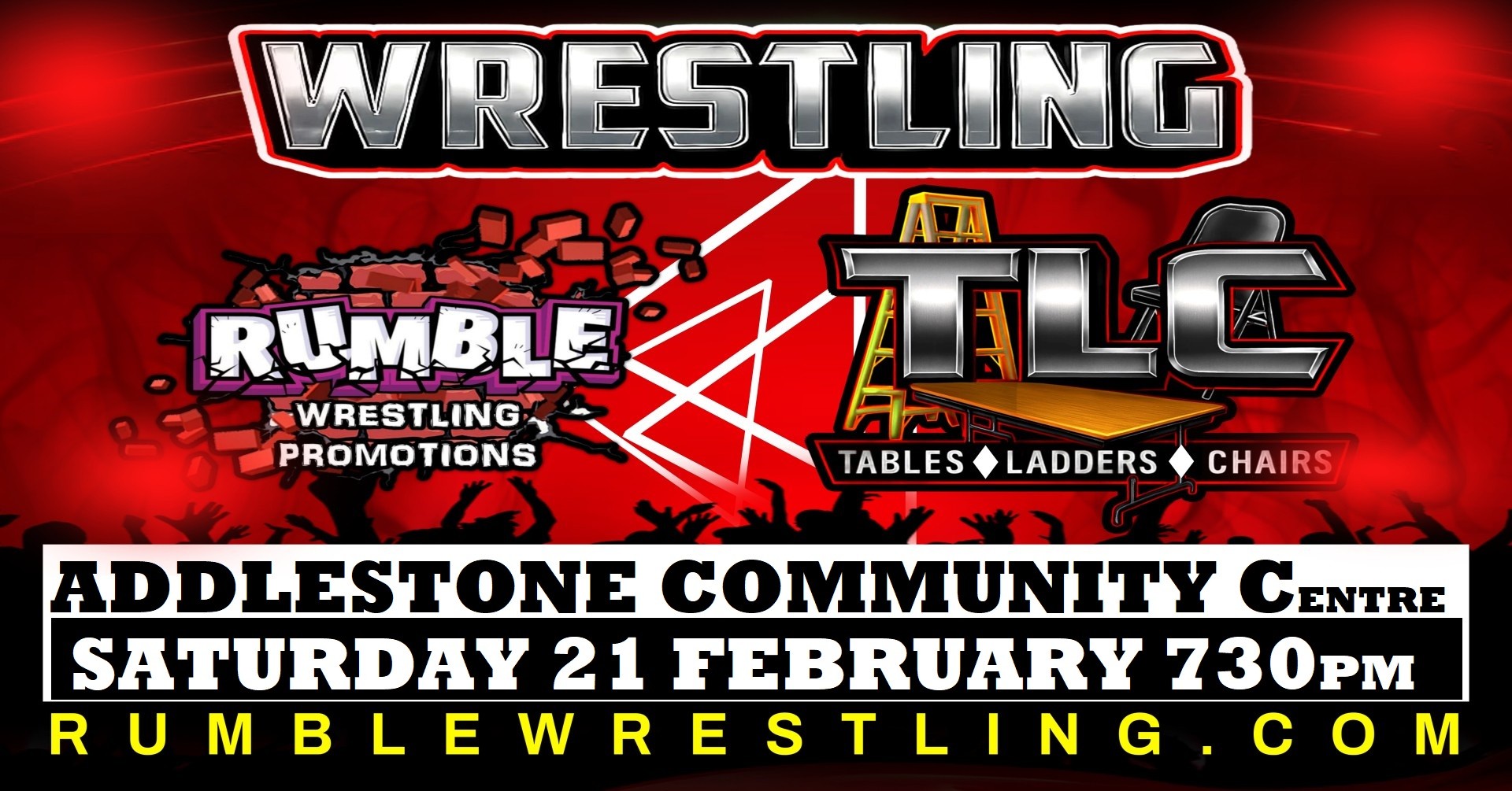 Rumble Wrestling returns to Addlestone 2026